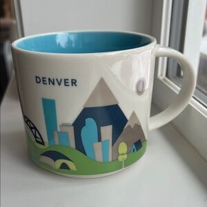 Starbucks Denver Mug with Blue Interior